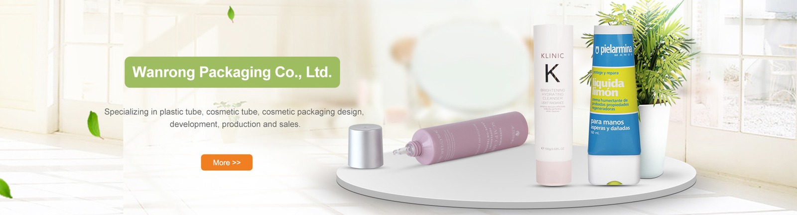 Tubes cosmétiques faits sur commande