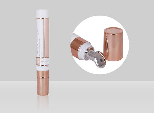 D19mm 10-25ml Custom Cosmetic Squeeze Tubes with Various Massage Applicators for Eye & Lip Care