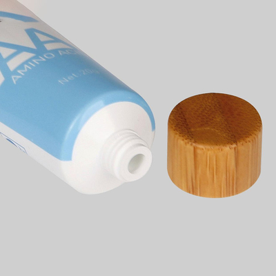 20-60ml D25mm Custom Empty Cosmetic Squeeze Tubes Plastic Facial Cleanser Tube