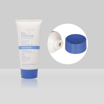 Tube de nettoyage en plastique cosmétique vide des tubes D45mm 140g/5oz de compression de coutume de PE d'ACP avec le couvercle à visser
