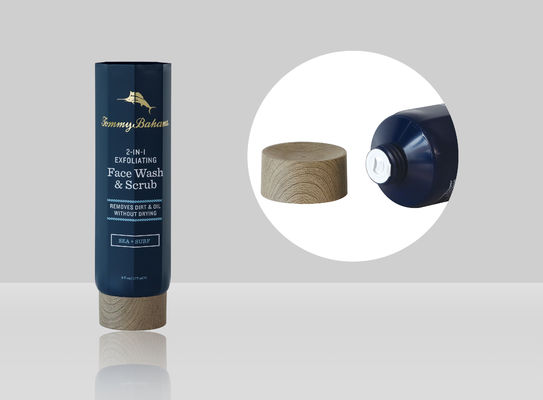 D50mm Tubes de lotion cosmétique personnalisés Tubes en plastique pliés