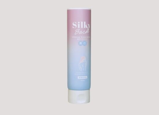 Tubes de lotion cosmétique personnalisés D45mm avec trous en forme de cœur