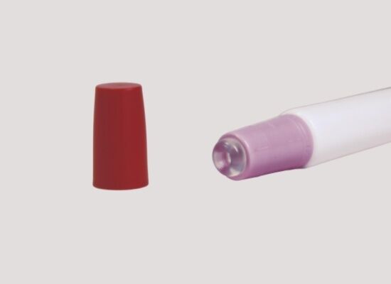 Tube à presser en silicone souple personnalisable D19mm 10-25 ml pour baume à lèvres et produits cosmétiques