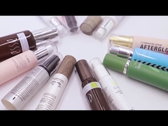 Tubes cosmétiques personnalisés lotion écran solaire fondation pompe sans air